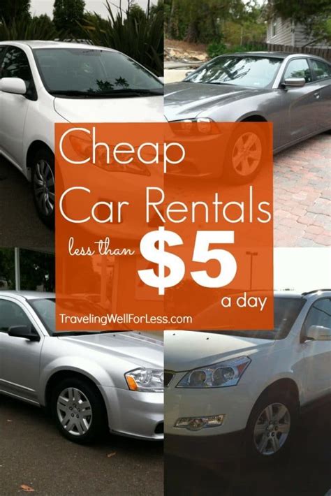 Cheap Car Hire Deals from £1.20 per day